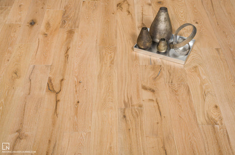 Naturally Aged Flooring Wirebrushed Collection Snow Cap