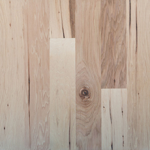 7" x 3/8" #1 Common & Better Hickory - Unfinished Engineered