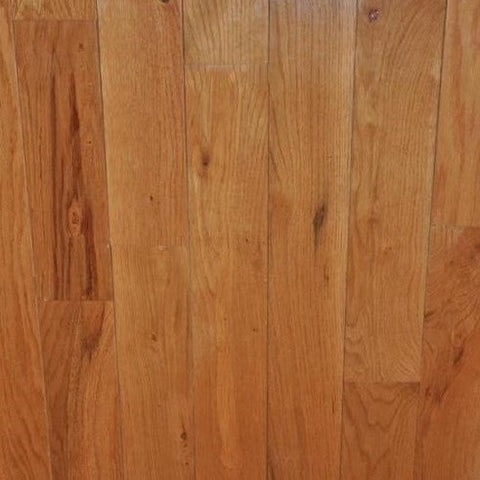 4 1/4" x 3/4" Character Red Oak - Prefinished Golden