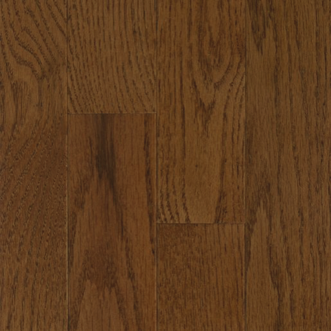 2 1/4" x 3/4" Character Red Oak - Prefinished Warm Walnut