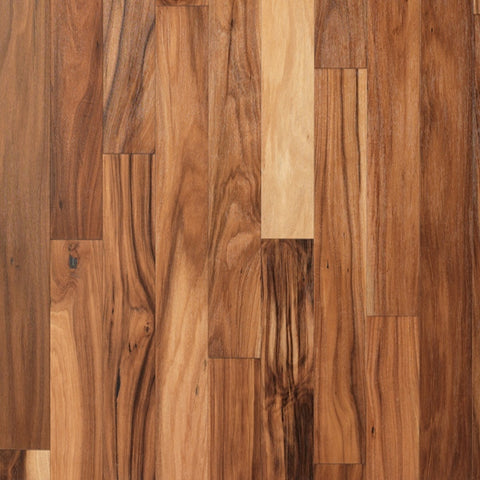 5" x 3/8" Acacia Hand Scraped - Prefinished Natural