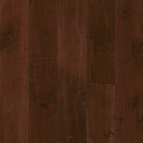 5" x 3/4" Hartco American Scrape (Solid) Cranberry Woods