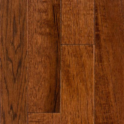 2 1/4" x 3/4" Hickory - Prefinished Brownstone