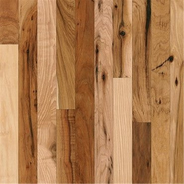 2 1/4" x 3/4" Rustic Hickory - Prefinished Natural