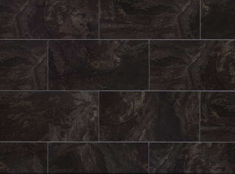 Signature Collection Vinyl Market Place Tile Onyx