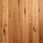 4" x 5/8" Character Red Oak - Prefinished Natural