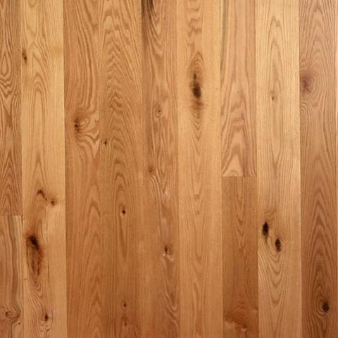 3 1/4" x 5/8" Character Red Oak - Unfinished Engineered (1'-10' Lengths)