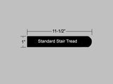 White Oak Live Sawn Stair Tread