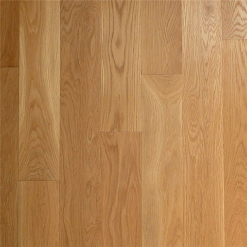 4" x 5/8" Select White Oak - Unfinished Engineered (4'-10' Lengths)
